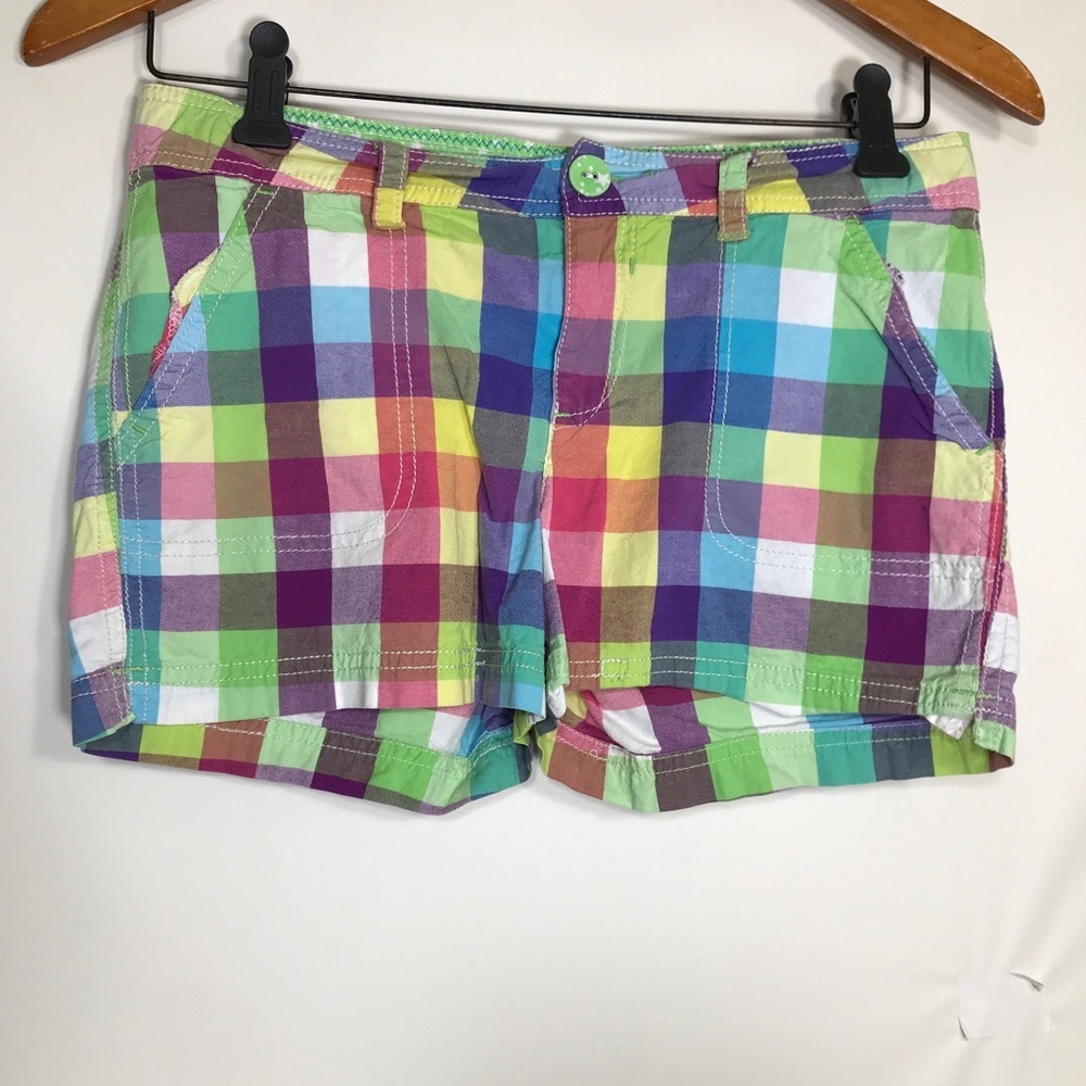 P.S. Aeropostale Checkered Shorts Size 14 - Picture 1 of 4